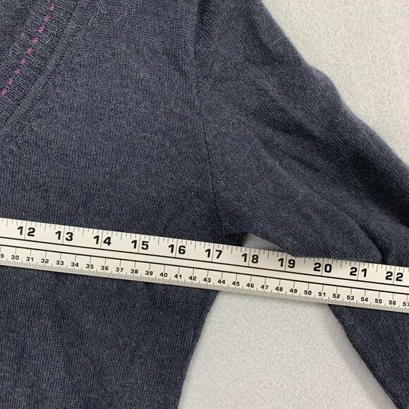 Maniqui Wool & Baby Alpaca Lux Knit Sweater Womens Small/Medium V-Neck Pullover - Picture 6 of 12